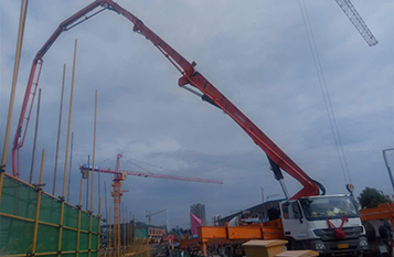 貴州科幻城，平板澆筑，C40標(biāo)號(hào)